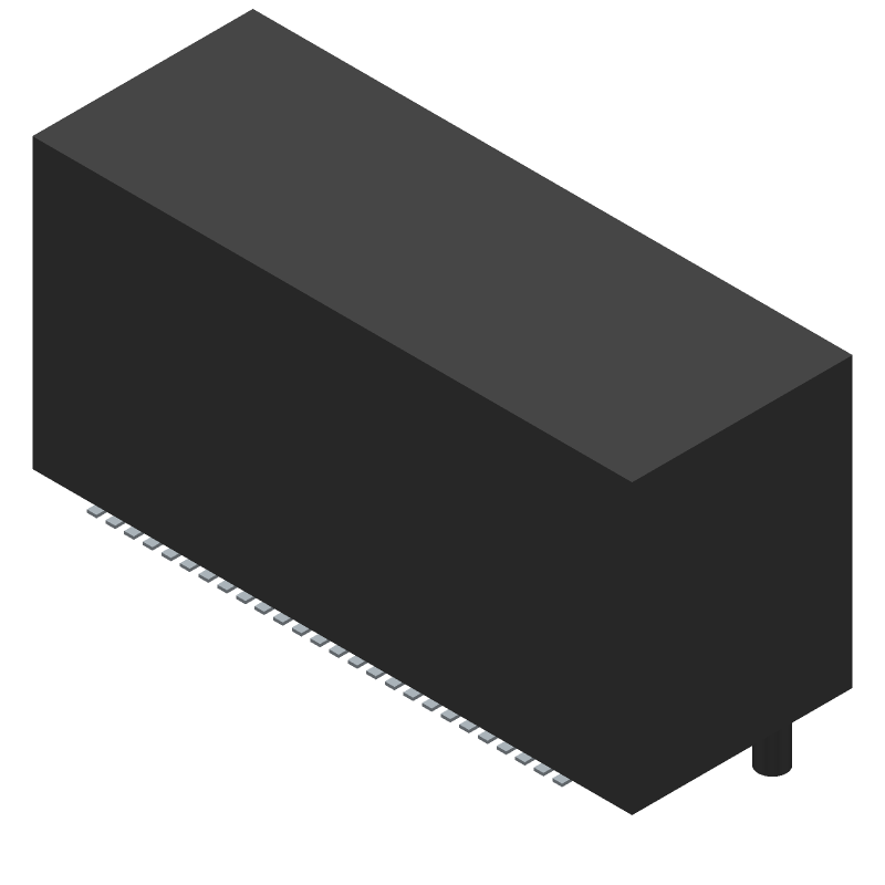 Conn Micro High Speed Terminal Strip HDR 52 POS 0.635mm Solder ST SMD Tray