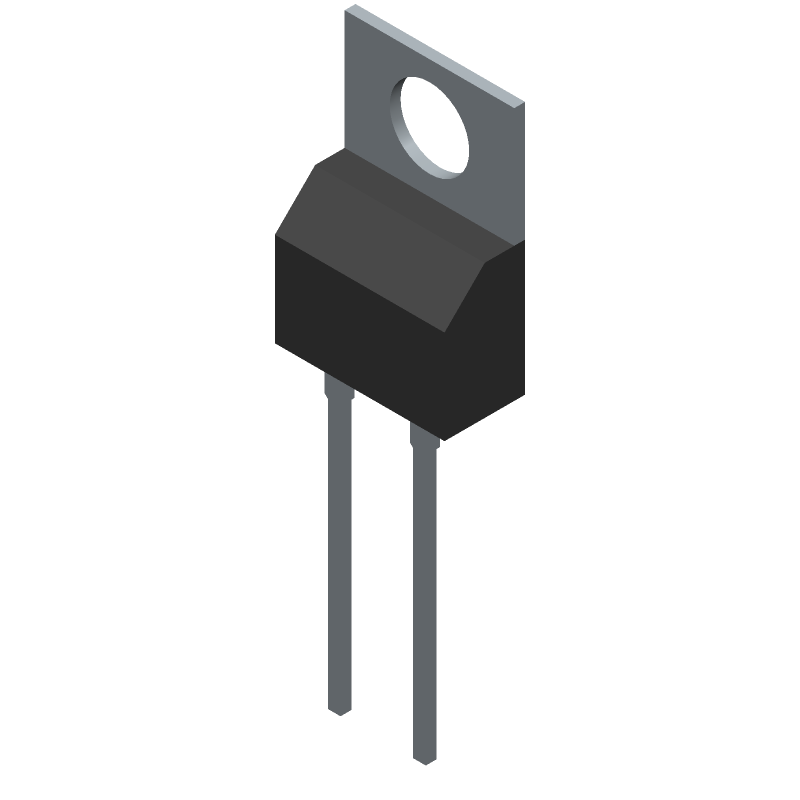 Rectifier Diode, 1 Phase, 1 Element, 10A, 600V V(RRM), Silicon, TO-220AC, TO-220NFM, 3/2 PIN