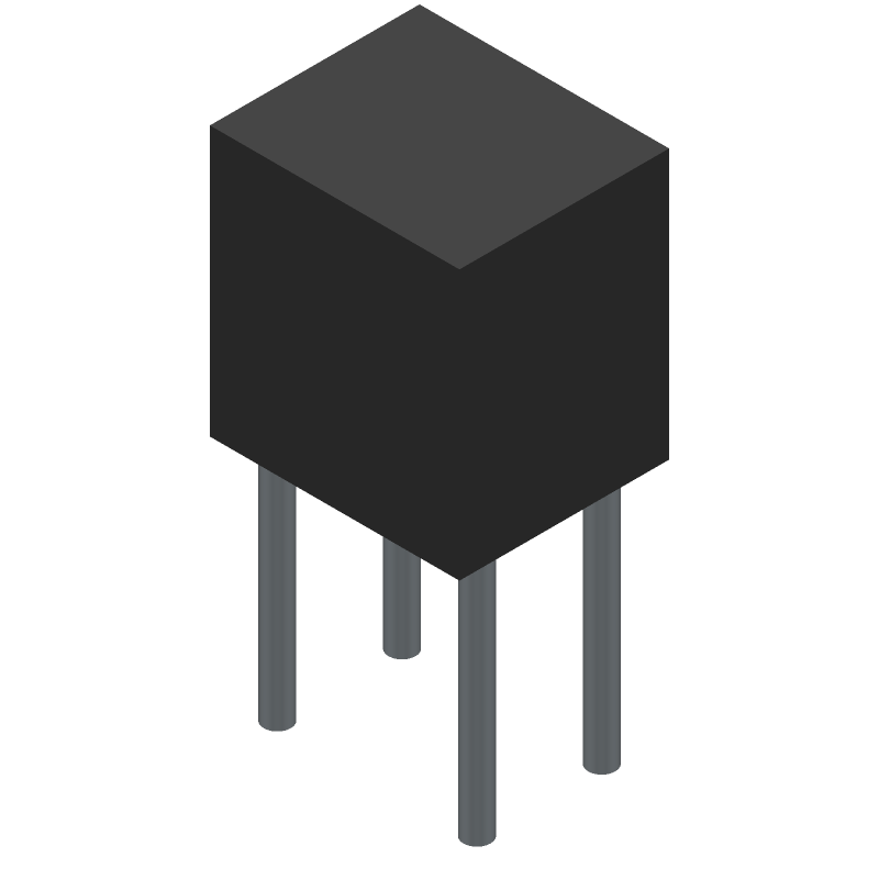 Transistor Output Slotted Switch, 1-Channel, 2mm Slot Width,
