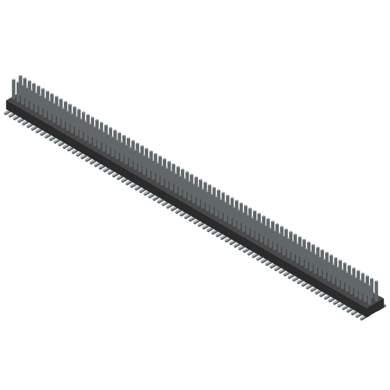 Conn Unshrouded Header HDR 160 POS 0.8mm Solder ST SMD Tube