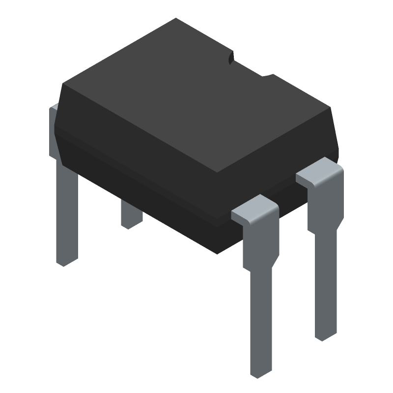 Transistor Output SSR, 1-Channel, 5000V Isolation, DIP-4