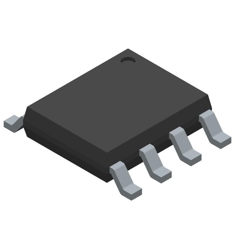 Buffer/Inverter Based MOSFET Driver, 2A, PDSO8, MS-012BA, SOIC-8