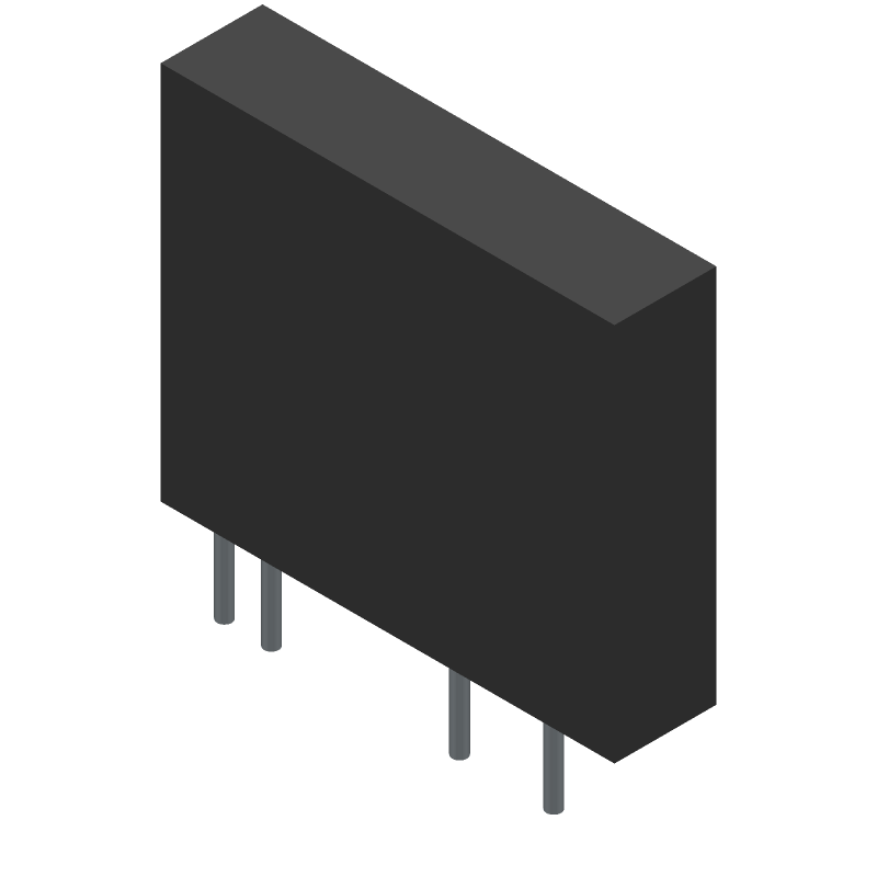 Trigger Output SSR, 1-Channel, 2500V Isolation, SIP-4