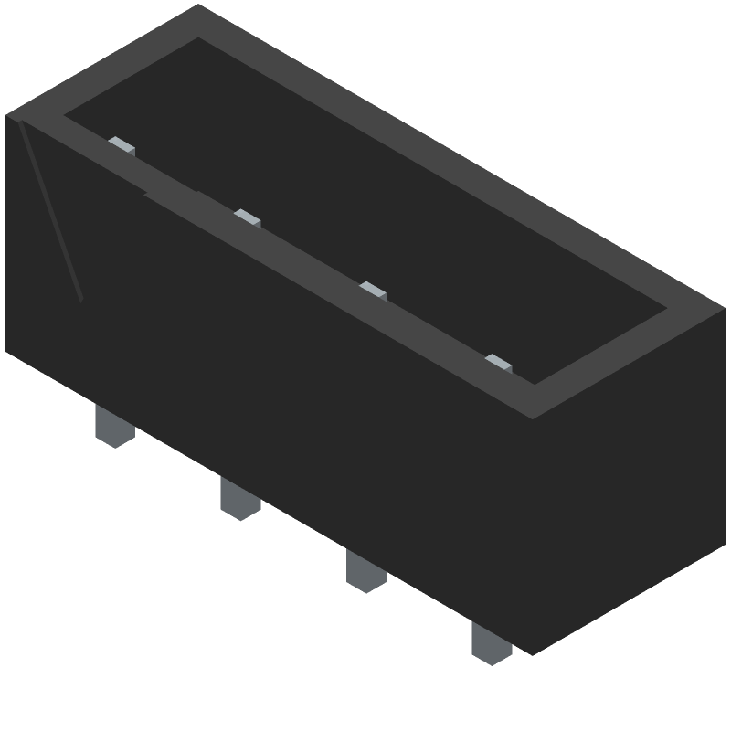 4 Pos 1 Row 150V 20A Barrier Strip Terminal Block, Through Hole