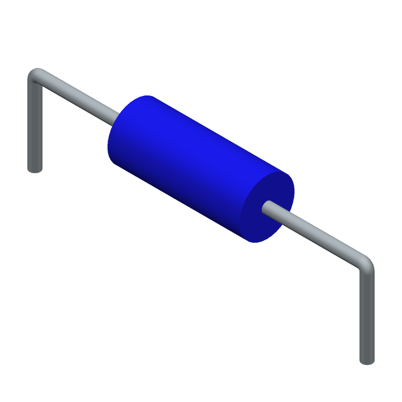 2.2uH 10% Ferrite Axial Inductor, 550mA