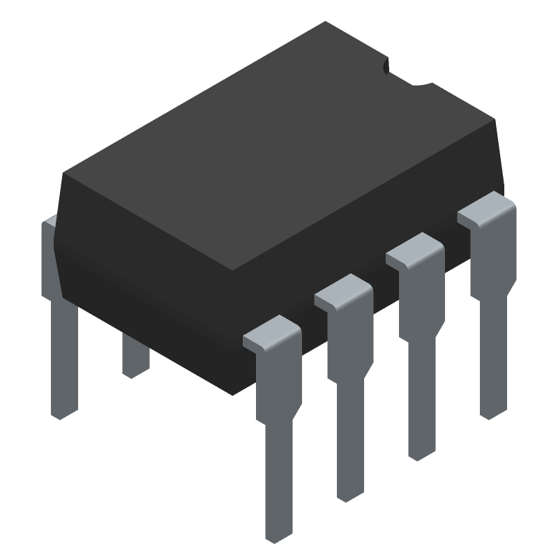 Logic IC Output Optocoupler, 1-Element, 3750V Isolation, 0.300 INCH, ROHS COMPLIANT, DIP-8