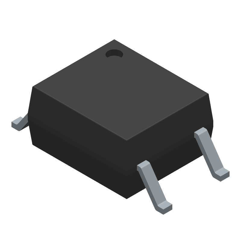 SOP Optocoupler, 80V VCEO, 60mA IF, 125% CTR, 3.75kV Isolation