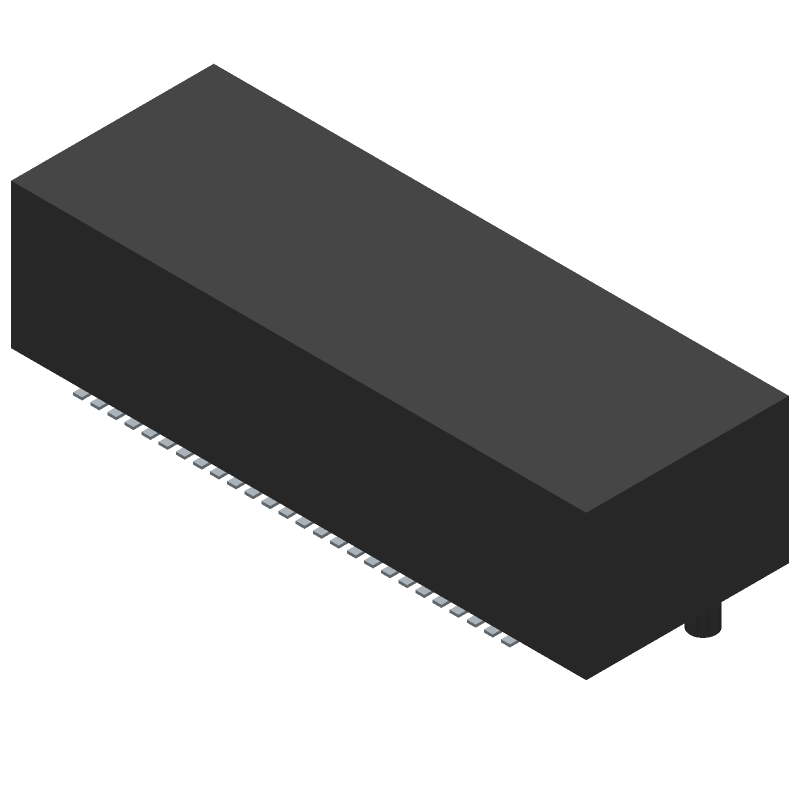 Conn Micro High Speed Terminal Strip HDR 52 POS 0.635mm Solder ST Top Entry SMD Tray