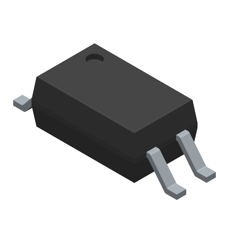 Transistor Output Optocoupler, 1-Element, 3750V Isolation, HALOGEN FREE AND ROHS COMPLIANT, COMPACT, SMD, SSOP-4