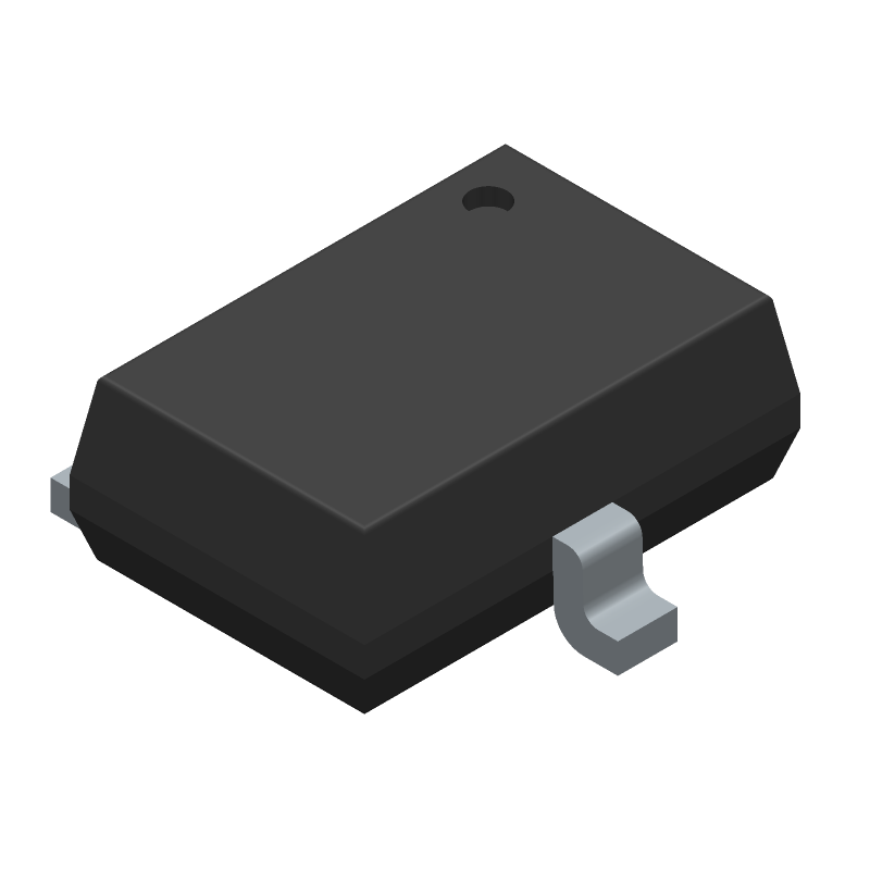 Hall Effect Sensor, BICMOS, Plastic/epoxy, Rectangular, 3 Pin, Surface Mount, SOT-23W, 3 PIN