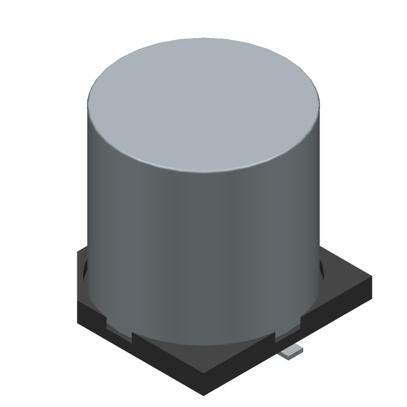 470uF 35V Aluminum Electrolytic Capacitor, Radial, 105C, 20% Tol