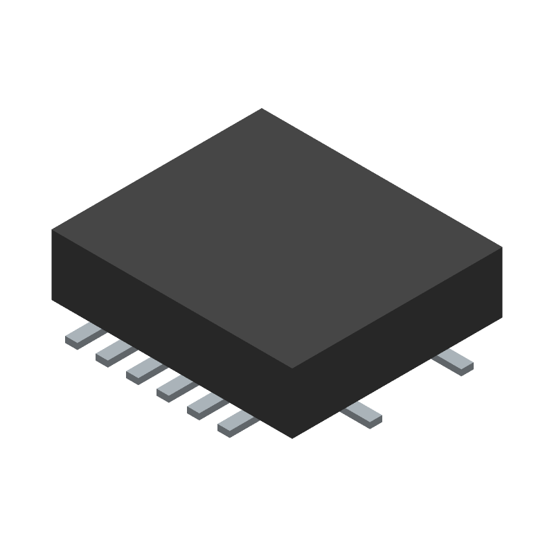 4-Bit Synchronous Up Counter, CMOS, VQFN, Pos Edge