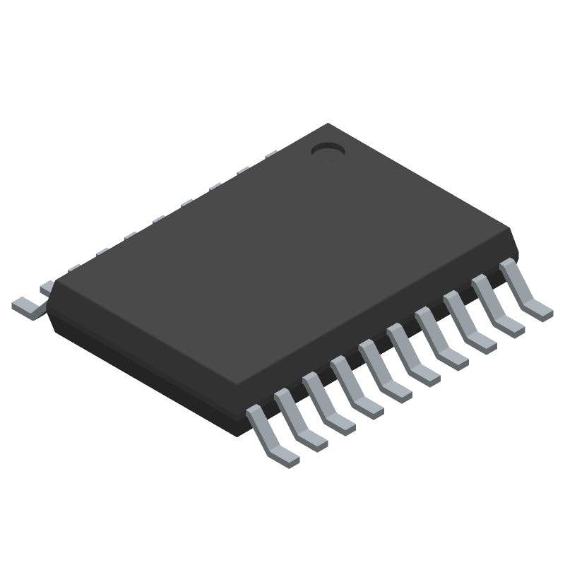 RS-232 Transceiver With Split Supply Pin for Logic Side 20-TSSOP 0 to 70
