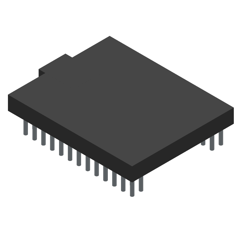 FT4232H MINI MODULE footprint, schematic symbol and 3D model by FTDI Chip
