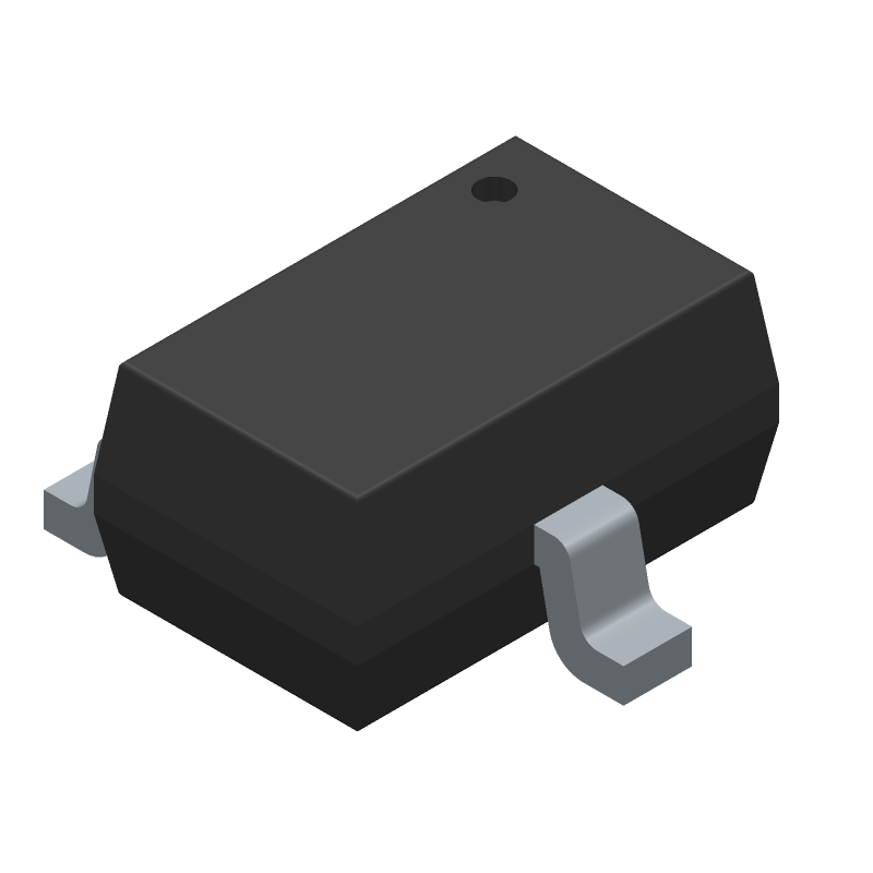3D Model Diodes Inc. ADTC114EUAQ13