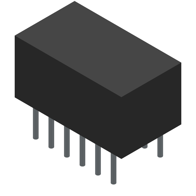 Switch DIP OFF ON DPST 3 Raised Slide 0.05A 24VDC PC Pins 10000Cycles 2.54mm Thru-Hole Tube