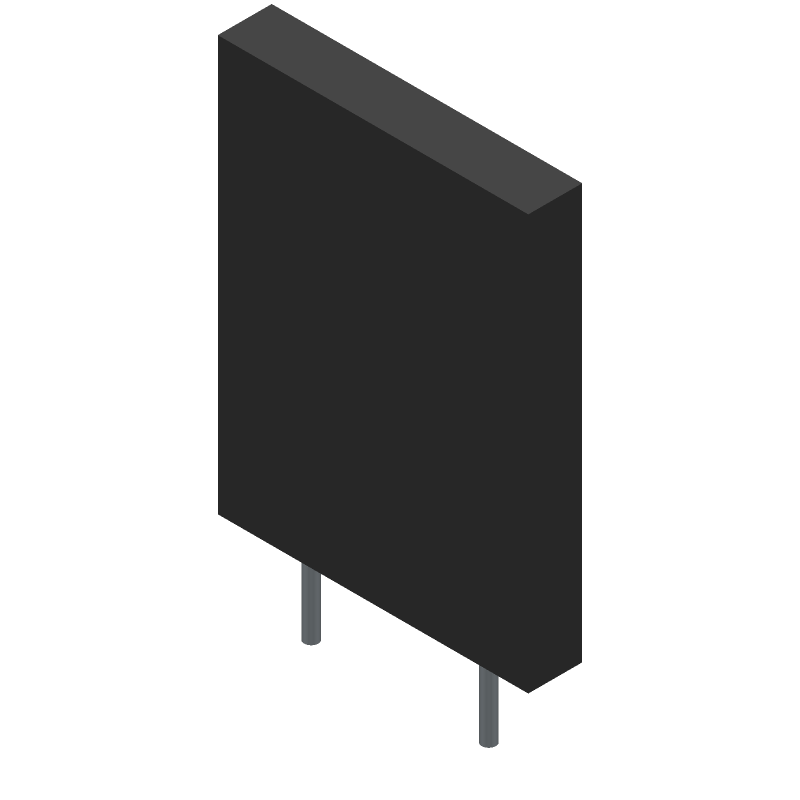 PTC Resettable Fuse, 1ohm, Through Hole Mount, RADIAL LEADED
