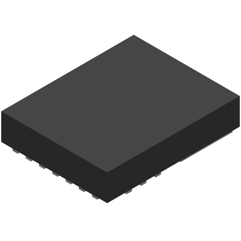 Switching Regulator, Current-mode, 10A, 750kHz Switching Freq-Max, 4 X 5 MM, LEAD FREE, QFN-17