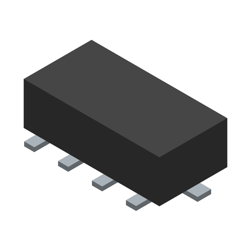 25V 22pF 4-Ch Bussed Capacitor Array 1206 SMD 200mA