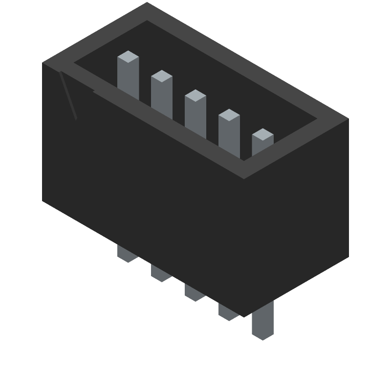 Conn Shrouded Header HDR 5 POS 2.5mm Solder ST Thru-Hole Box
