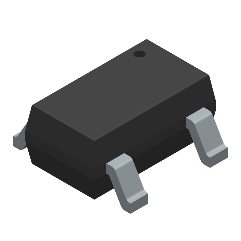 Fixed Positive LDO Regulator, 1V, 0.405V Dropout, CMOS, PDSO5, ANTIMONY AND HALOGEN FREE, ROHS COMPLIANT, PLASTIC, SOT-25, 5 PIN
