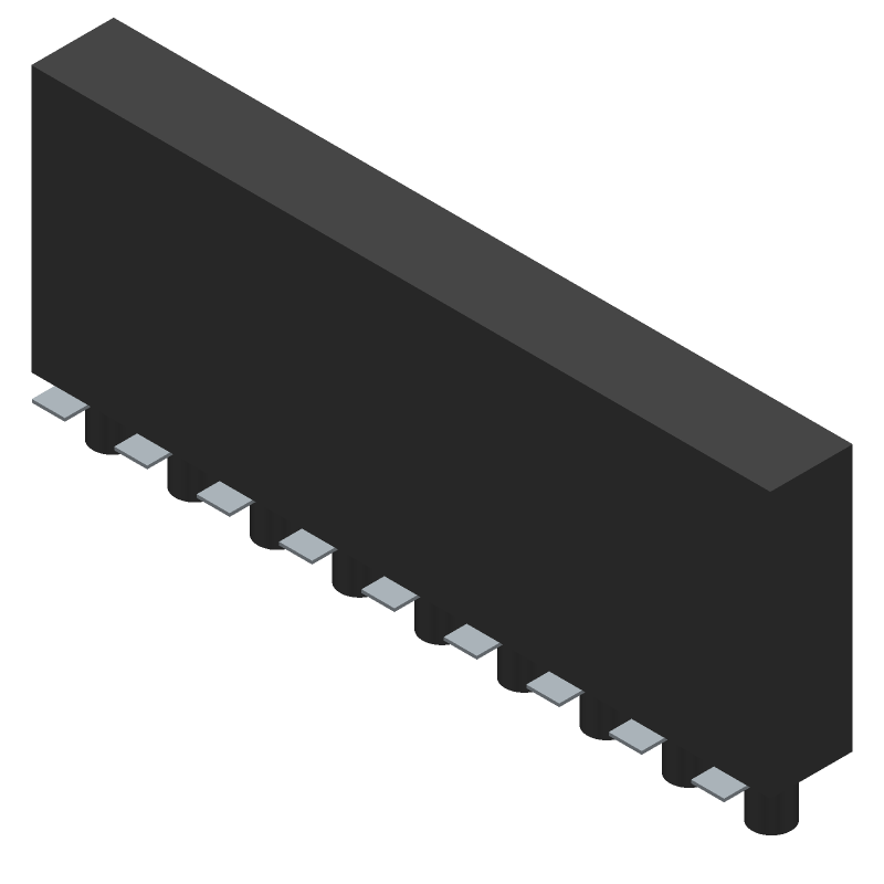 Conn Socket Strip RCP 9 POS 2.54mm Solder ST SMD Tube