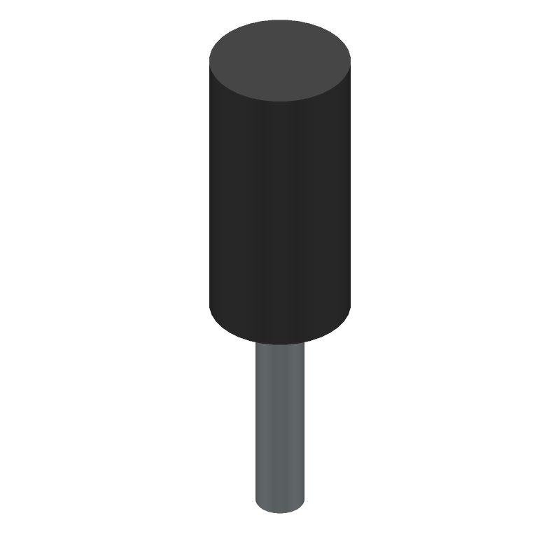 Press-Fit Signal/Power Contact, Gold Plated Brass, 1.65mm ID