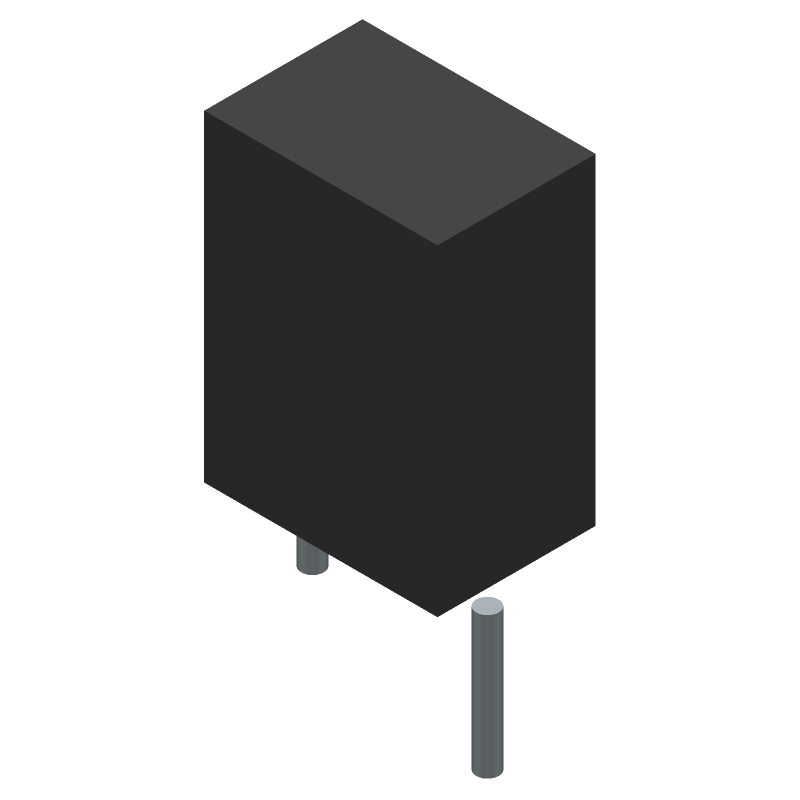 330pF X7R Ceramic Capacitor, 500VAC, Radial, 9.5mm Pitch