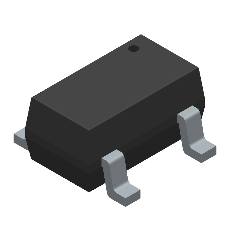 1.8V FIXED POSITIVE LDO REGULATOR, 0.45V DROPOUT, PDSO5