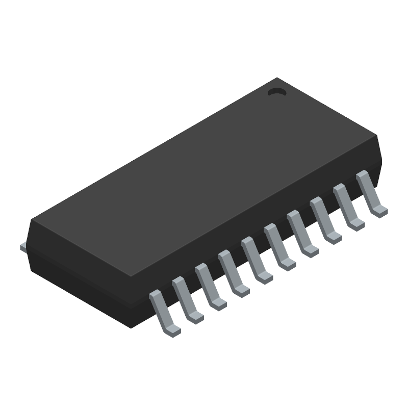Slide DIP Switch, SPST, 10 Pos, 0.025A/24VDC, Solder, Surface Mount