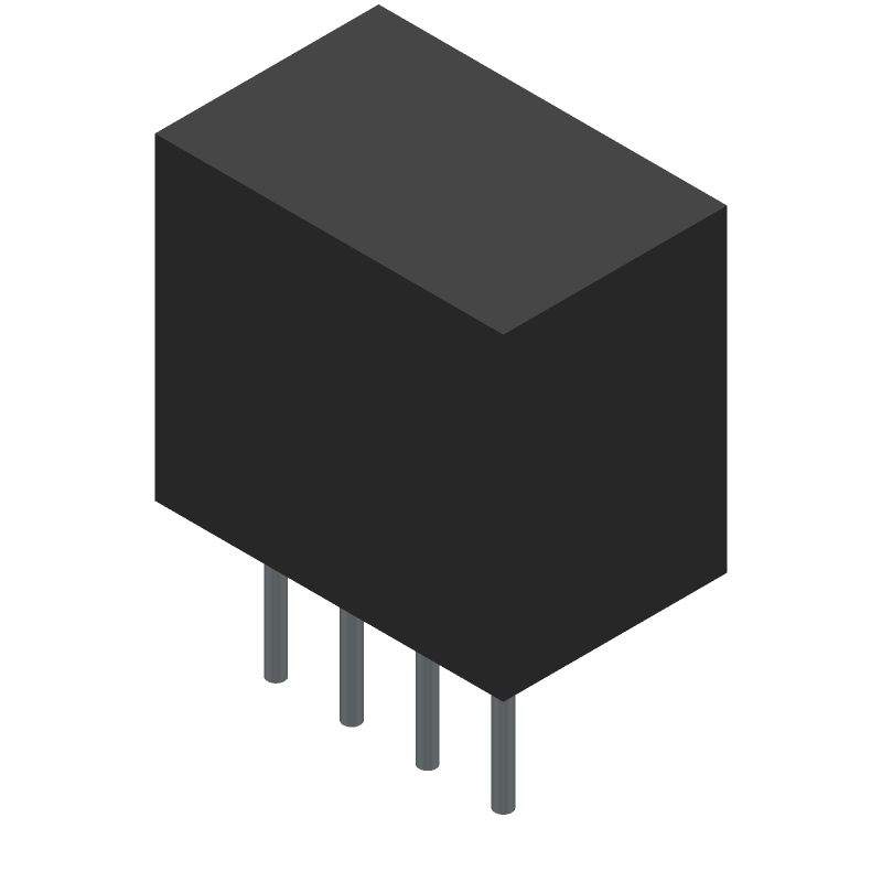 DC-DC Converter, 3.3V 400mA, 2W, SIP, 1kV Isolation