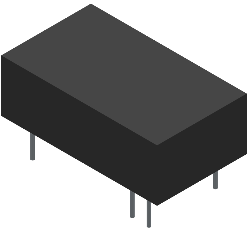 DC-DC Regulated Power Supply Module, 1 Output, 7.98W, Hybrid, DIP-16/6