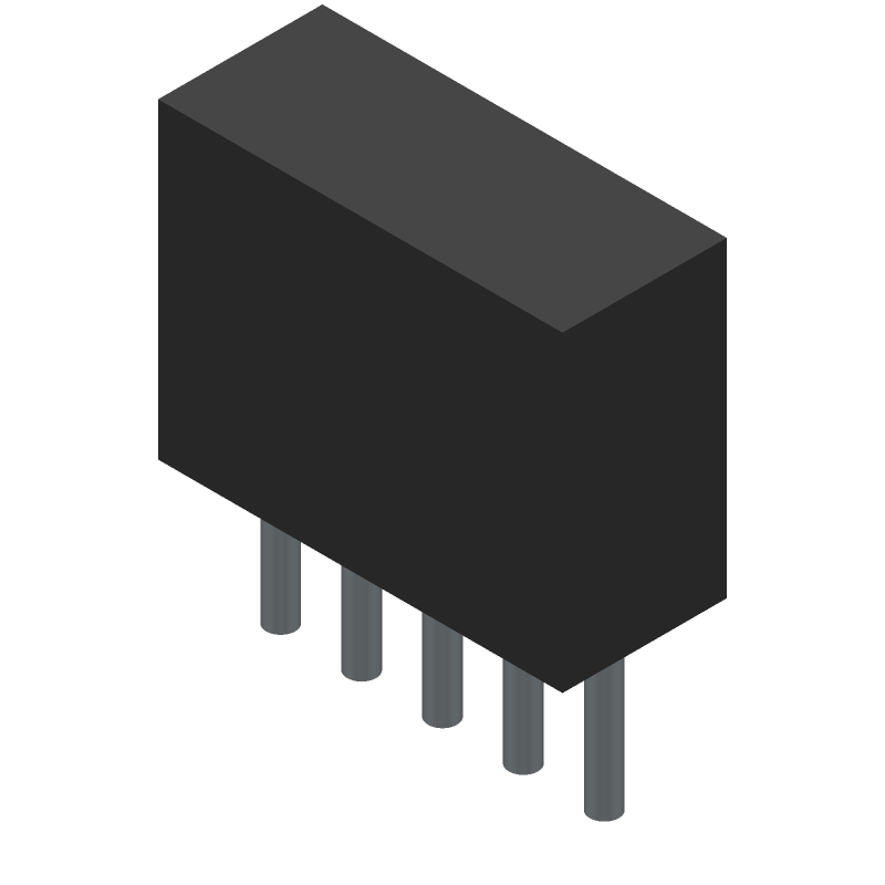 Conn Shrouded Header HDR 5 POS 2.54mm Solder ST Thru-Hole Minitek® Bulk