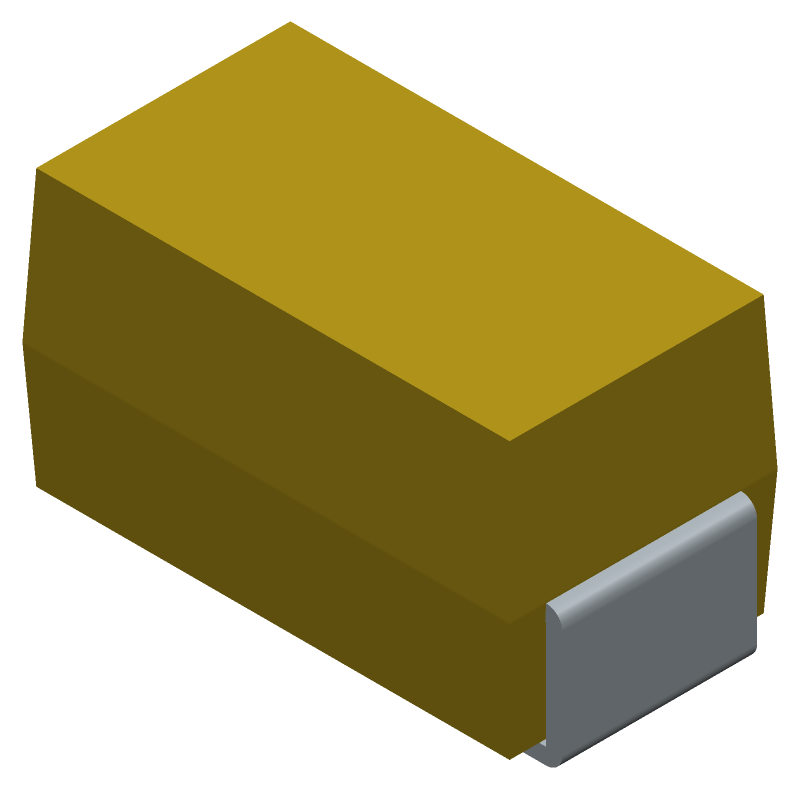 Tantalum Capacitor, Polarized, Tantalum (dry/solid), 10V, 20% +Tol, 20% -Tol, 10uF, Surface Mount, 1206, CHIP