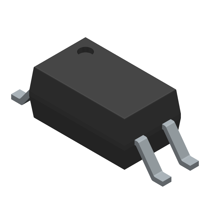 1-Ch Transistor Optocoupler, 3kV Isolation, 80V VCEO, 600% CTR, SOP-4