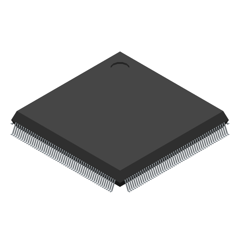 FPGA, 400K Gates, 231MHz, 151 I/Os, PQFP208, SM