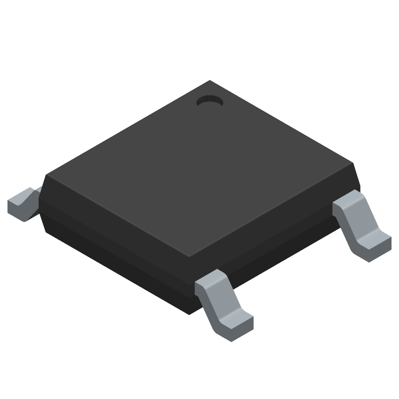 1.2 A, 1000 V, Micro-DIP, Single-Phase Bridge Rectifier, 4000-REEL