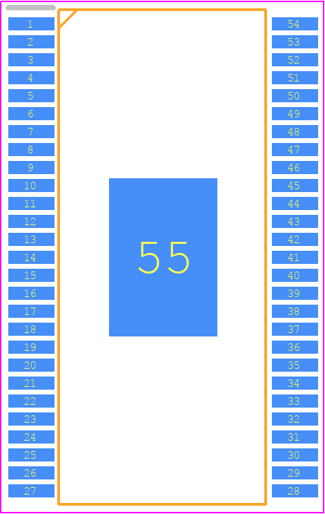 MC33932EK - NXP PCB footprint - Small Outline Packages - Small Outline Packages - SOT1747-4
