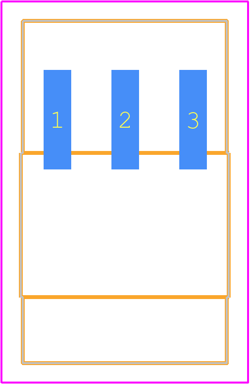 TZ032103B000G - Amphenol PCB footprint - Other - Other - TZ032103B000G-1
