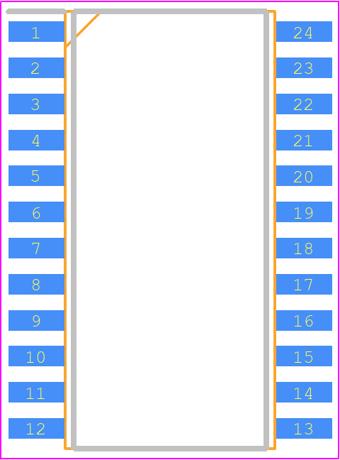 74LVC827AD,118 - Nexperia PCB footprint - Small Outline Packages - Small Outline Packages - SOT137-1