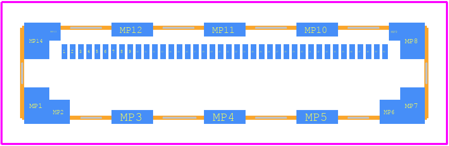 DF36A-40S-0.4V(51) - Hirose PCB footprint - Other - Other - DF36A-40S-0.4V(51)-3
