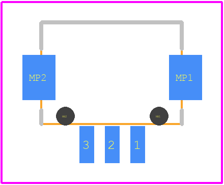 DF13-3P-1.25H(21) - Hirose PCB footprint - Other - Other - DF13-3P-1.25H(21)-5