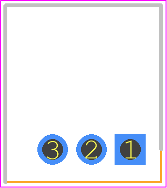 292250-3 - TE Connectivity PCB footprint - Header, Shrouded - Right Angle PTH Box - Header, Shrouded - Right Angle PTH Box - 292250-3