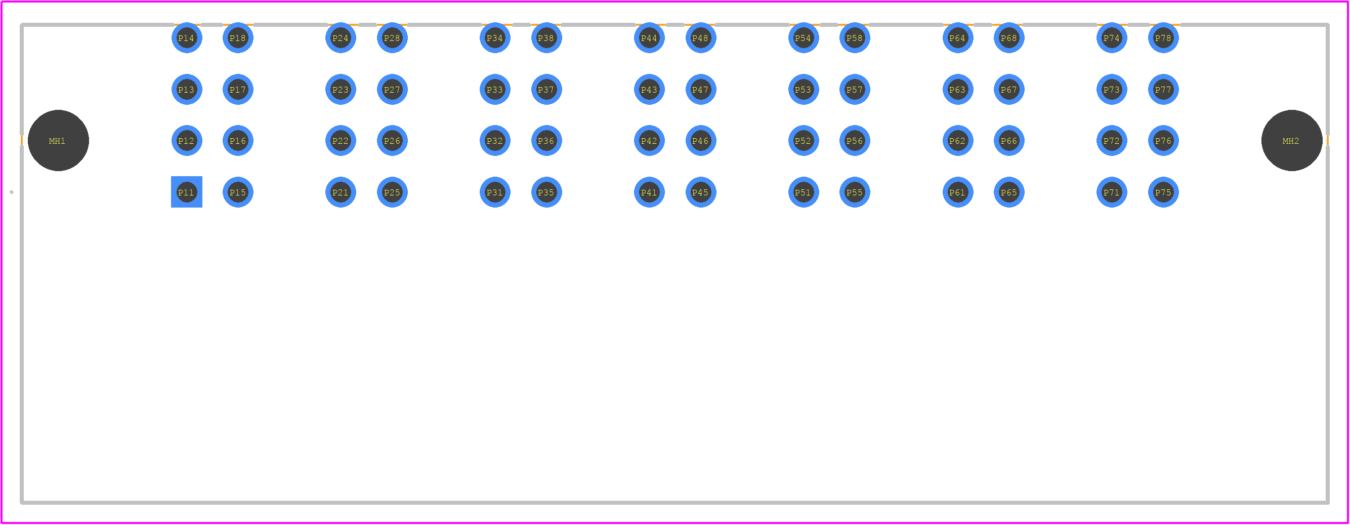 2314577-1 - TE Connectivity PCB footprint - Other - Other - 2314577-1-2