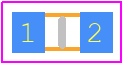 ERJPA3F1580V - Panasonic PCB footprint - Resistor Chip - Resistor Chip - ERJPA3(0603)