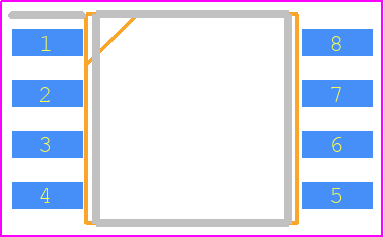 ATTINY25-15ST1 - Microchip PCB footprint - Small Outline Packages - Small Outline Packages - T5