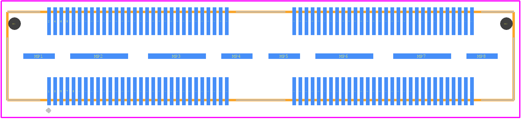 QSH-060-01-L-D-A-TR - SAMTEC PCB footprint - Other - Other - QSH-060-01-L-D-A-K-2