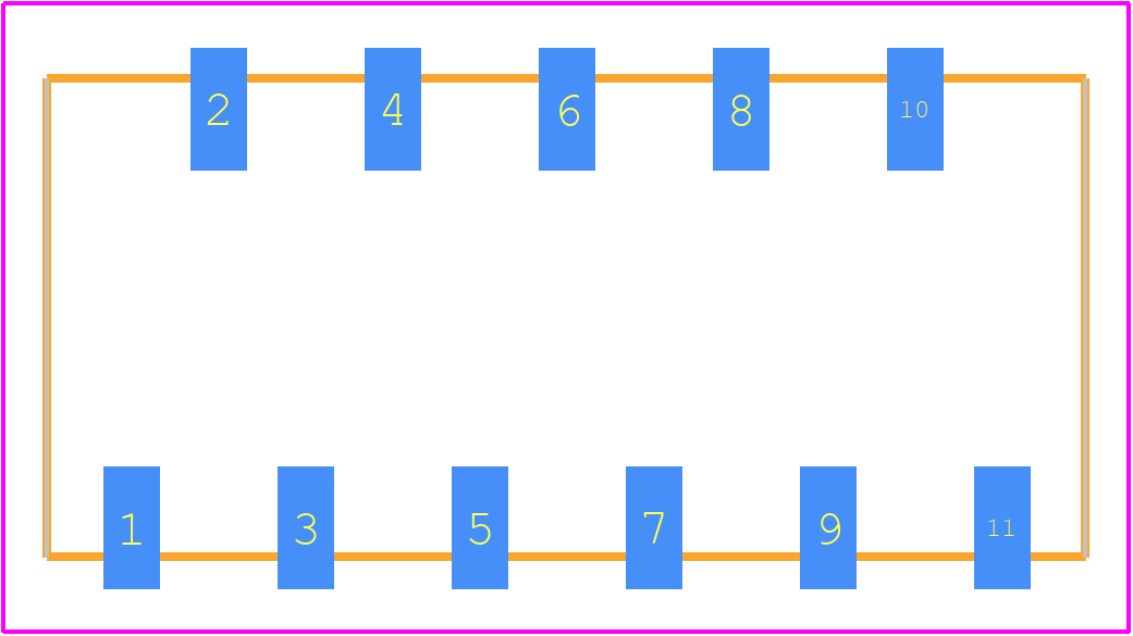 70ADJ-6-ML0 - Bourns PCB footprint - Other - Other - 70ADJ-6-ML0-2-2020