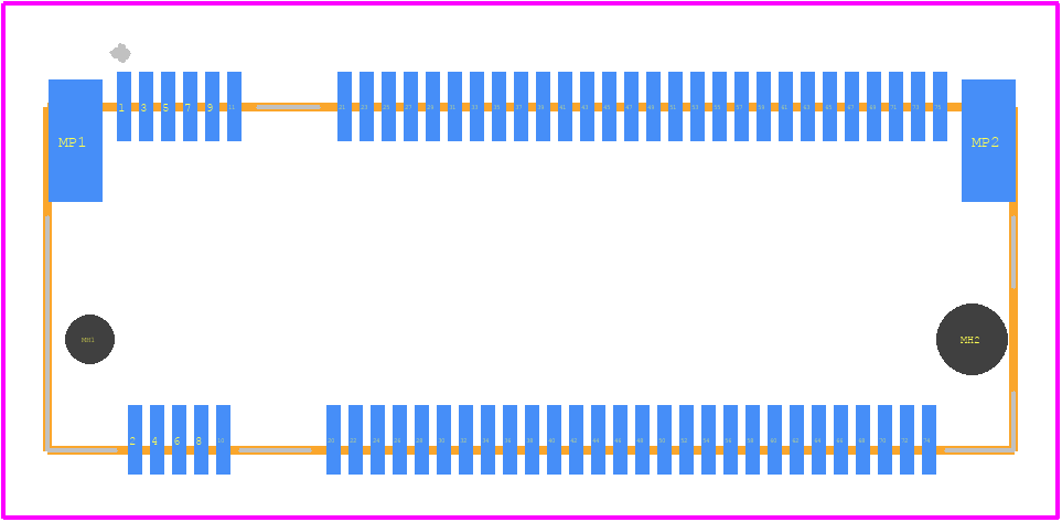 2199230-1 - TE Connectivity PCB footprint - Other - Other - 2199230-1-2