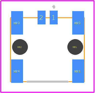 474108 - TE Connectivity PCB footprint - Other - Other - 474108-1